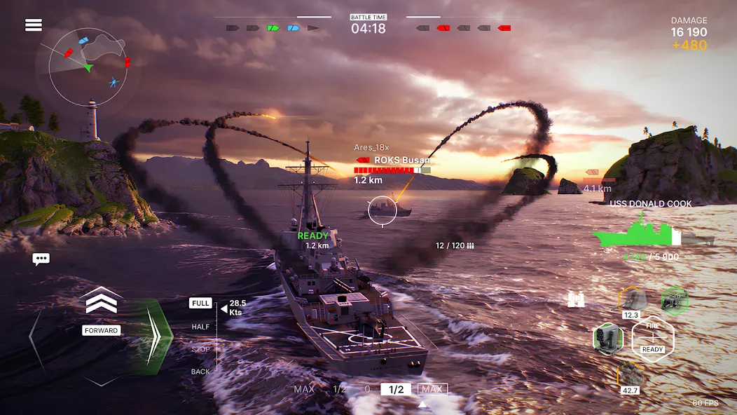 Warships Mobile 2 Jeux Bateau screenshot 5