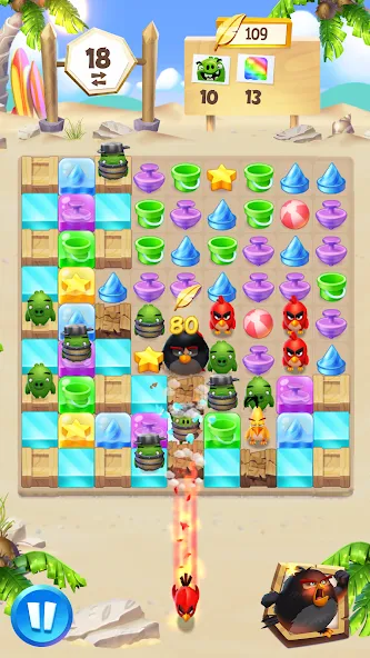 Angry Birds Match 3 screenshot 5