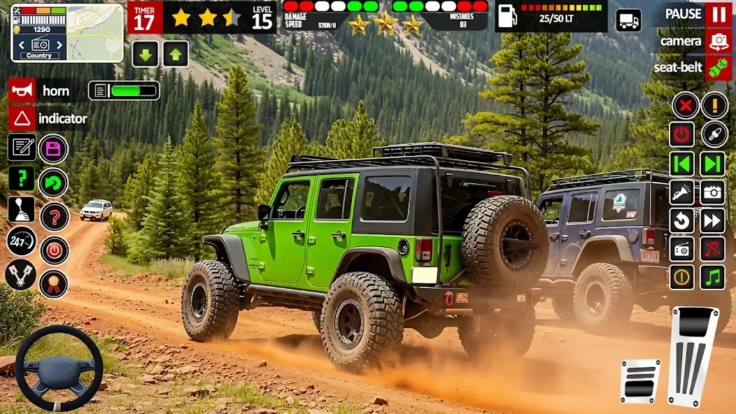 Offroad Jeep Driving Simulator screenshot 1