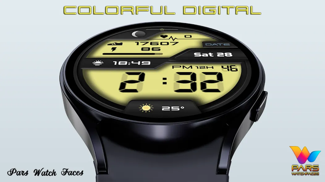 Colorful Digital Watch Face screenshot 4