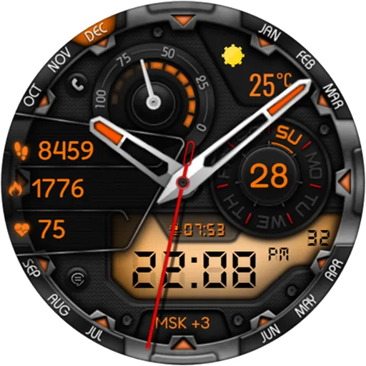Finter Hybrid Watch Face screenshot 19
