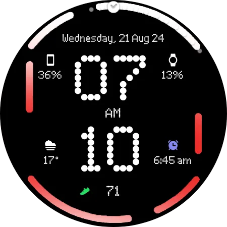 GRBL Nothing 2 Glyph Watchface screenshot 2