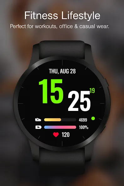 Vital Edge Premium WatchFace screenshot 8