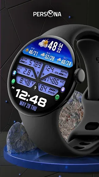 PER46 Digital Watch Face screenshot 38