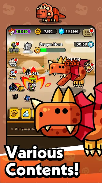 Hero Dino: Idle RPG screenshot 7