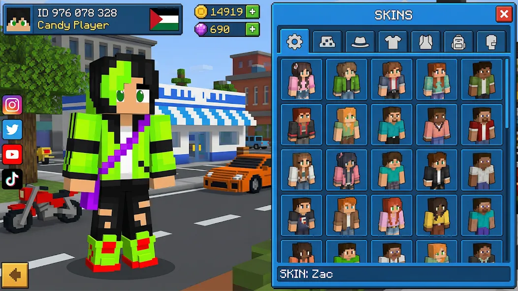 School Party: Block Craft screenshot 1