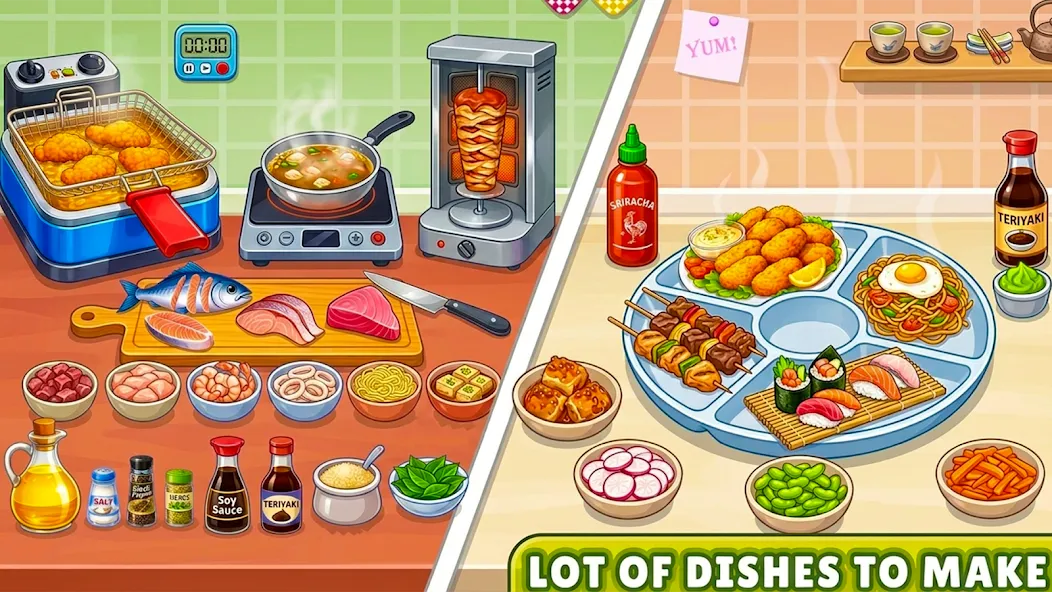Kitchen Set Chef Cooking Time screenshot 1