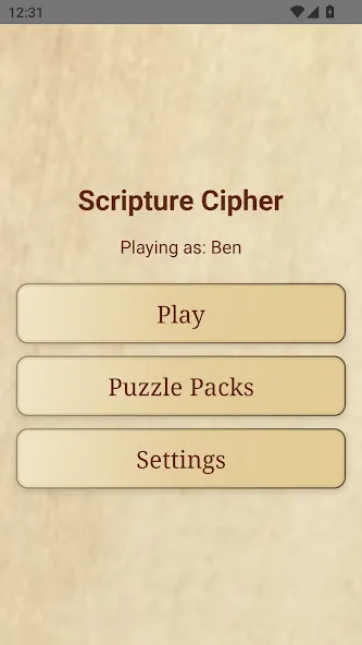 Scripture Cipher screenshot 1