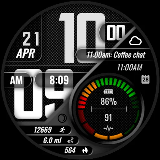 it-M013: Digital Watch Face screenshot 23