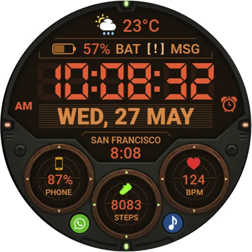WFP 354 Tactical Watch face screenshot 47