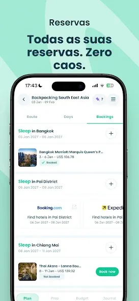 Stippl: Planejador de Viagens screenshot 5