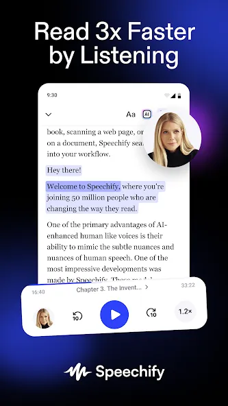 Speechify – Text to Speech screenshot 1