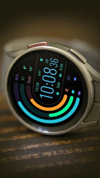 ZKin WatchFace Half Wheel Ring screenshot 3