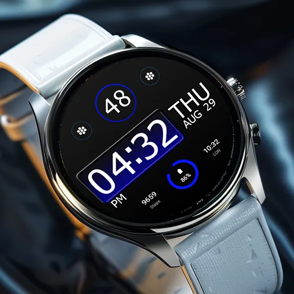Key WF31 Digital Watch Face screenshot 8