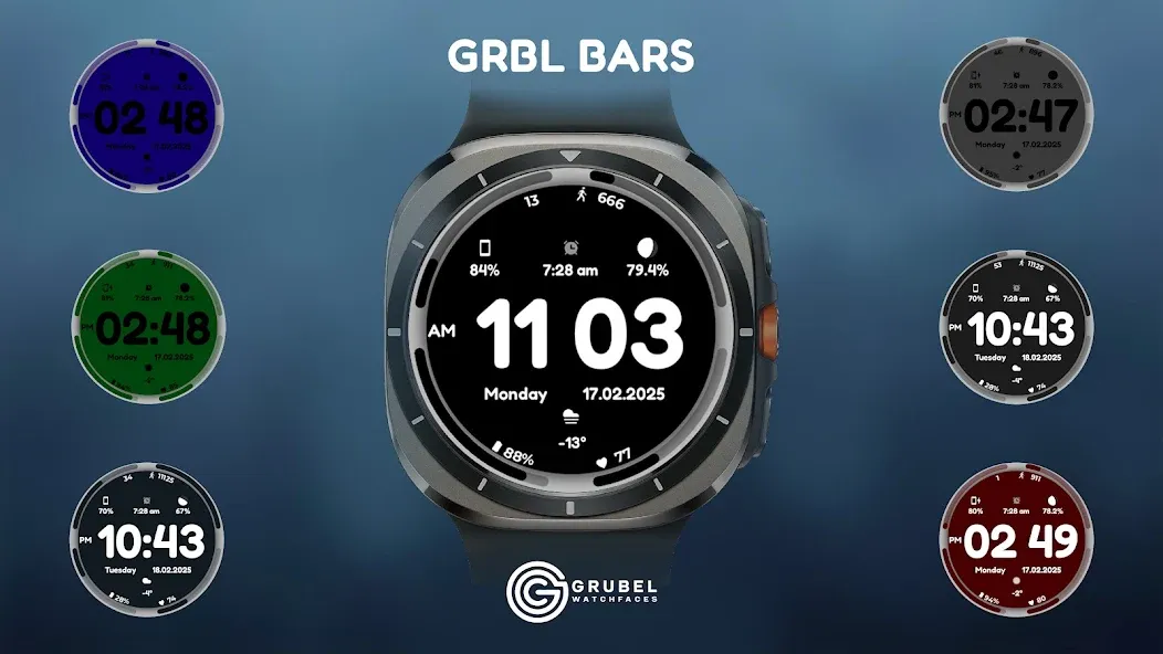 GRBL Bars Watchface screenshot 5