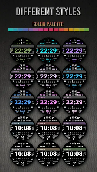 PW72 Sport Digi Watch Face screenshot 5