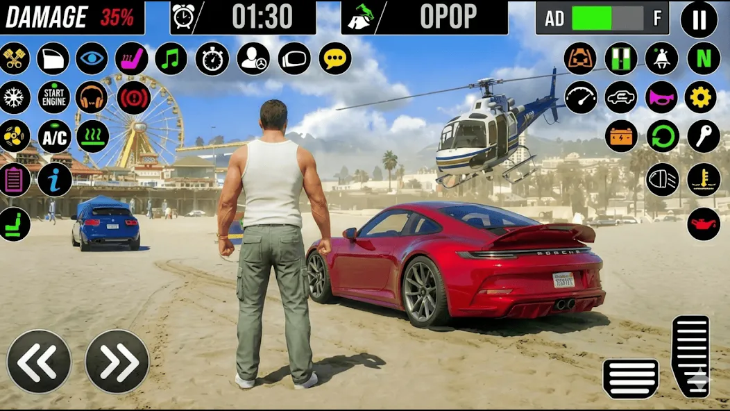 Miami Gangster Crime Games 3D screenshot 2
