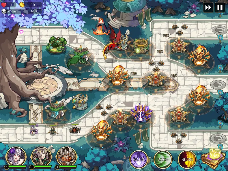 Kingdom War: 타워 디펜스 TD screenshot 12