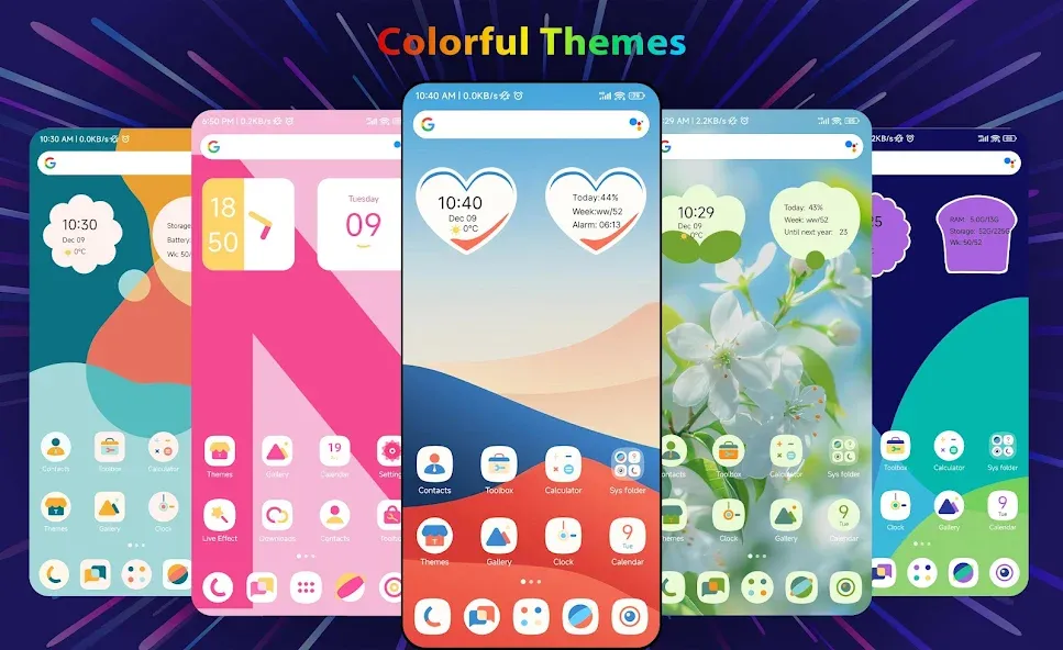 Color Launcher, cool themes screenshot 2