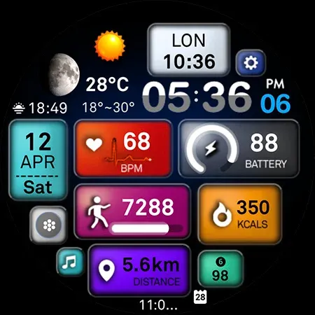 ML2U 232 Watch Face screenshot 32