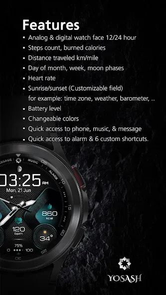 H310 Artistic Hybrid Watch screenshot 3