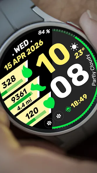 Active Edge Watch Face screenshot 1