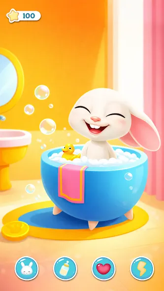 Bu Bunny - Cute pet care game screenshot 2