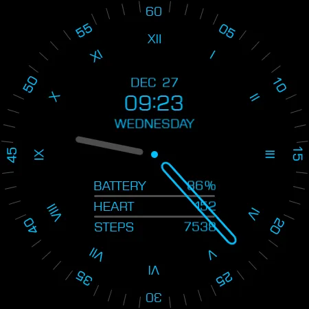Key105 Analog Watch Face screenshot 25
