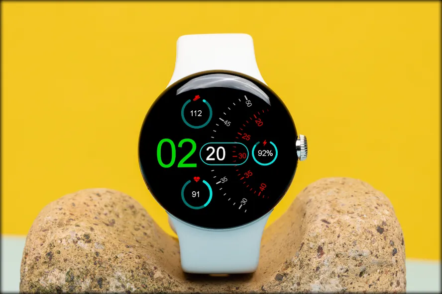 Pixel Rotary URX95 Watch face screenshot 3