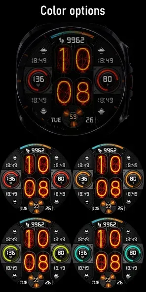 Nixie Fenix 8 Digital Wear OS screenshot 6