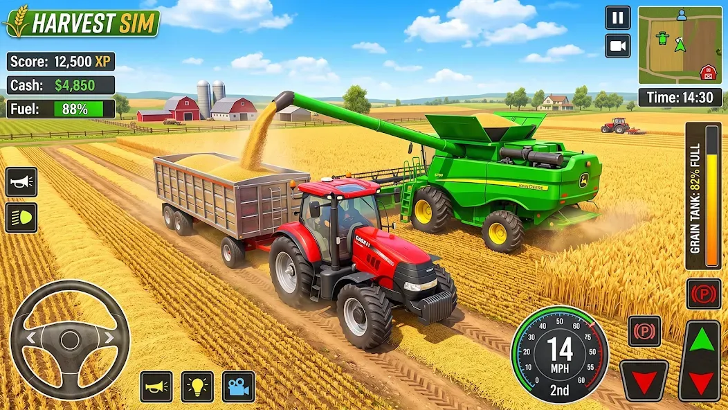 US Tractor Farming Games 3D screenshot 8