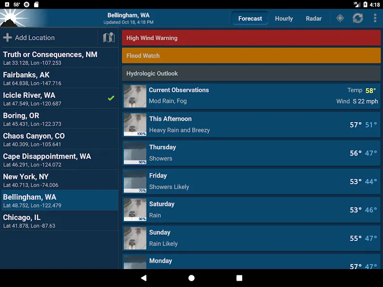 NOAA Weather Unofficial screenshot 7