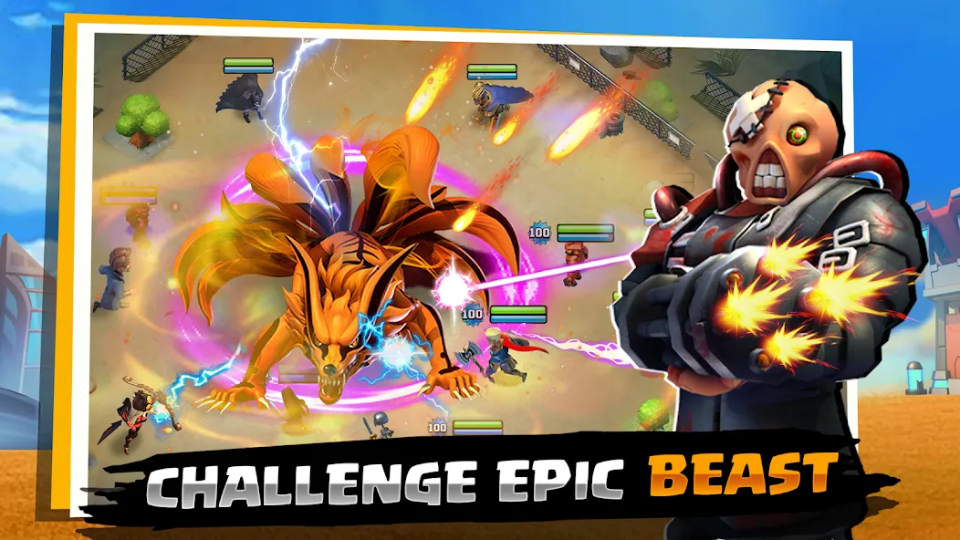 Zombies Clash: Superheroes War screenshot 5