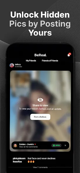 BeReal. Your friends for real. screenshot 2
