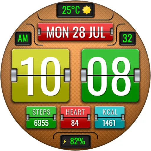 DIGI FLIPNOUR CTS35 Watch face screenshot 24
