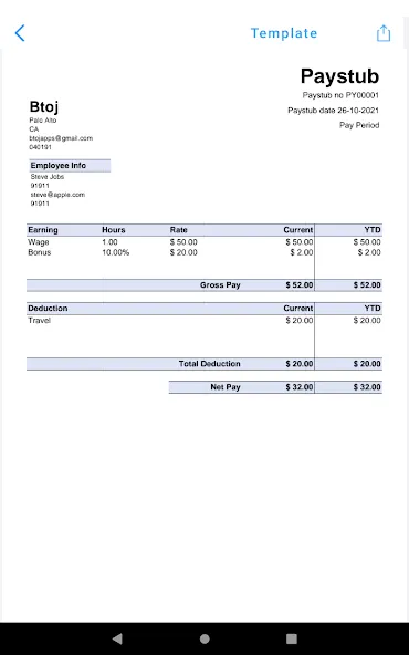 Paystub Maker screenshot 12