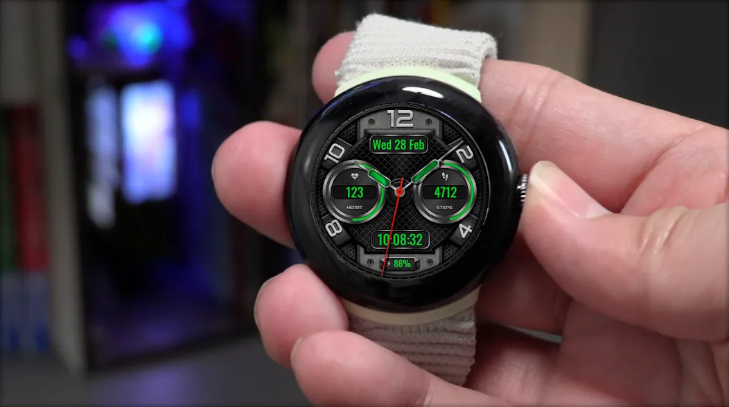 Hybrid KROIF URX90 Watch face screenshot 4