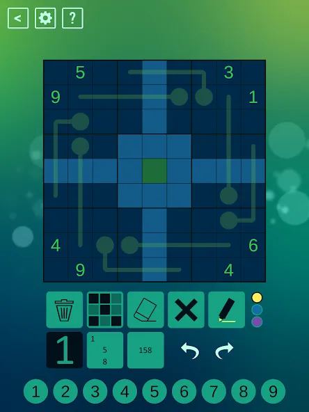 Thermo Sudoku screenshot 6