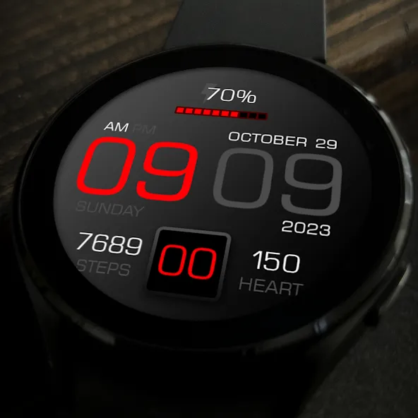 Key083 Digital Watch Face screenshot 6