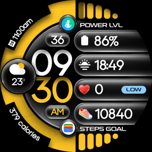 OMG 230 - Digital Watch Face screenshot 28