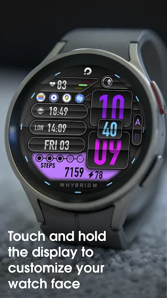 PRADO 06 Hybrid Watch Face screenshot 2