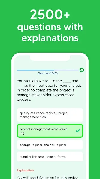 PMI PMP Exam Prep Test 2025 screenshot 2