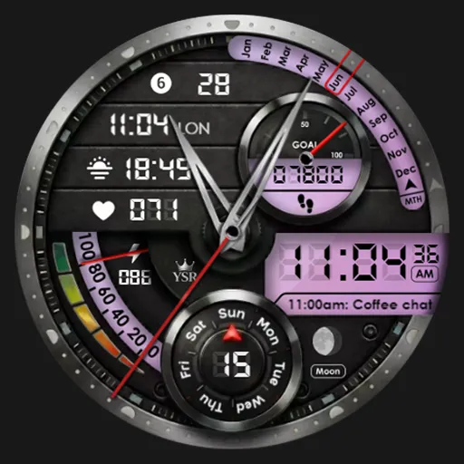 YSR003 Hybrid Watch Face screenshot 11