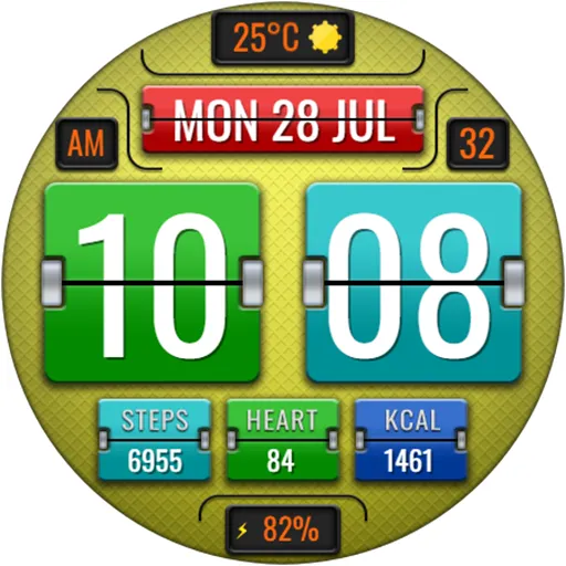 DIGI FLIPNOUR CTS35 Watch face screenshot 21