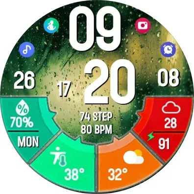 N-SPORT530 Digital Watch Face screenshot 11