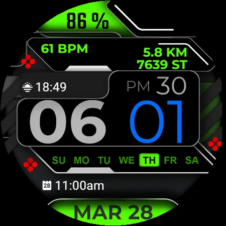 Watch Face A12 screenshot 10