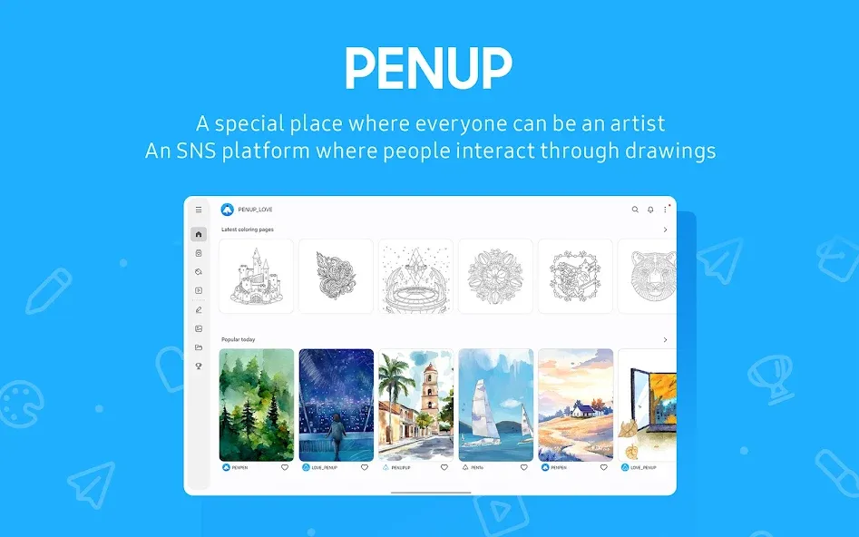 PENUP – Drawing-sharing SNS screenshot 9