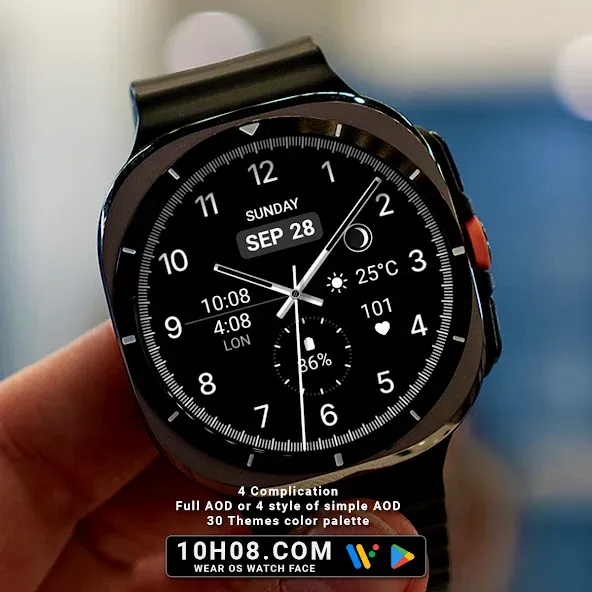 Watch face 10h08.com #78 screenshot 4