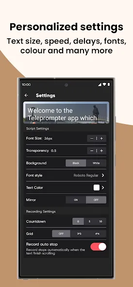 Teleprompter with Video Audio screenshot 8