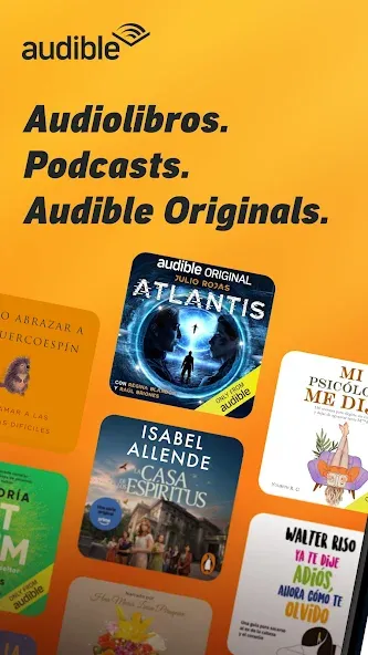Audible:audiolibros y podcasts screenshot 1